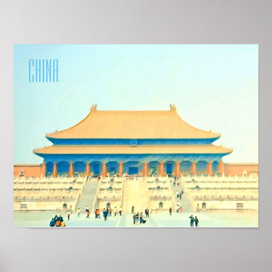 China Verbotene Reise in die Altstadt Poster (Vorne)