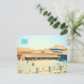 China Verbotene Reise in die Altstadt Postkarte (Stehend Vorderseite)