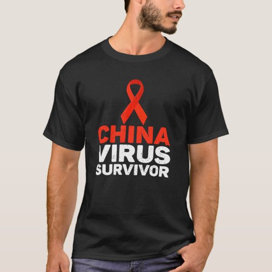 China-Virus-Überlebender 1 T-Shirt (Vorderseite)