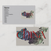 China-Visitenkarte Visitenkarte (Vorne/Hinten)