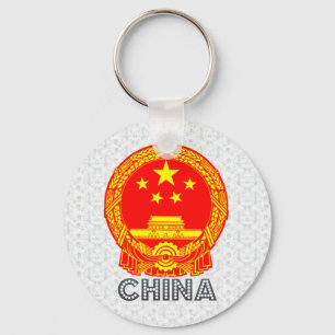 China-Wappen Schlüsselanhänger