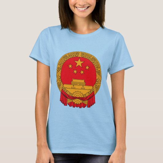 China Wappen T - Shirt (Vorderseite)