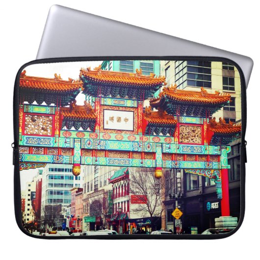 China, Washington DC. USA Laptopschutzhülle (Vorderseite)