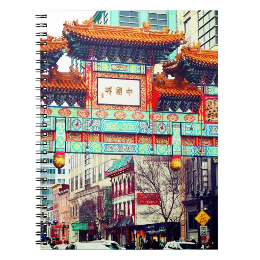 China, Washington DC. USA Notizblock (Vorderseite)