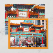 China. Washington, DC, USA Postkarte (Vorne/Hinten)