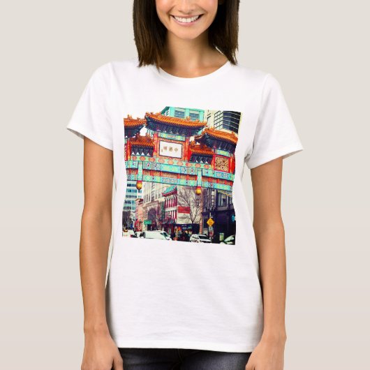 China, Washington DC. USA T-Shirt (Vorderseite)