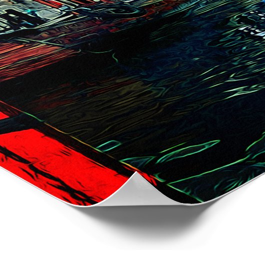 China Wasserstädteplakat Poster (Ecke)