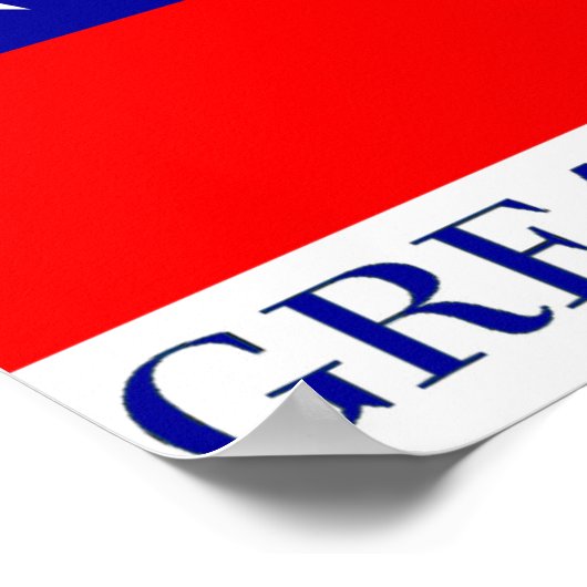 CHINA WIEDER GROSS MACHEN POSTER (Ecke)