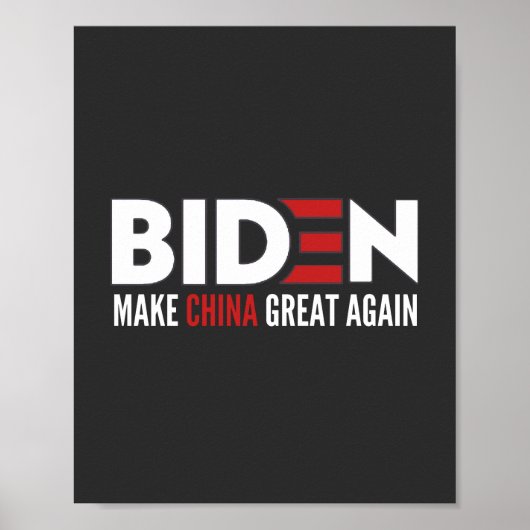 China wieder großartig machen poster (Vorne)