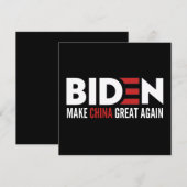 China wieder großartig machen save the date (Vorne/Hinten)