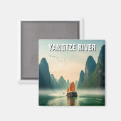 China Yangtze Magnet (Vorderseite/Rückseite)