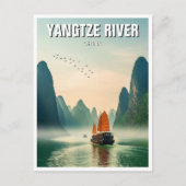 China Yangtze Postkarte (Vorderseite)
