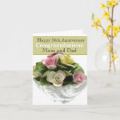 China zum 36. Hochzeitstag Karte (Gelbe Blume)