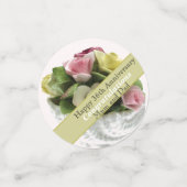 China zum 36. Hochzeitstag Konfetti (Klein Vorderseite)