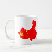 Chinaflaggenkarte Kaffeetasse (Links)