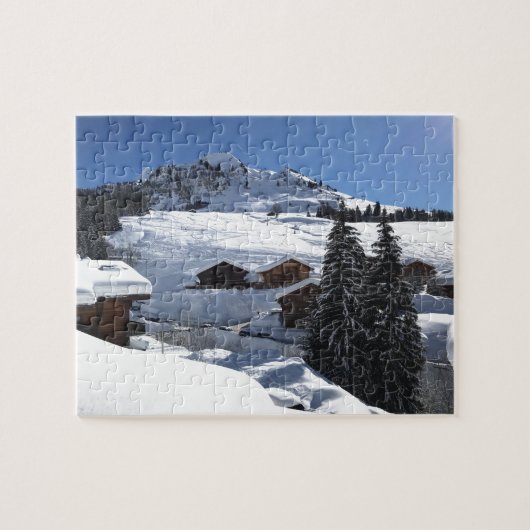 Chinaillon, Französische Alpen Puzzle (Horizontal)