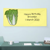 Chinakohl-Cartoon Banner (Messe)