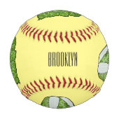 Chinakohl-Cartoon Baseball (Rückseite)