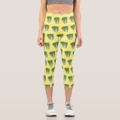 Chinakohl-Cartoon Capri Leggings (Vorderseite)