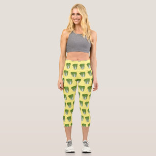 Chinakohl-Cartoon Capri Leggings
