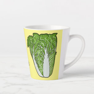 Chinakohl-Cartoon Milchtasse