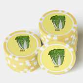 Chinakohl-Cartoon Pokerchips (Stapel)