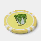 Chinakohl-Cartoon Pokerchips (Einzeln)