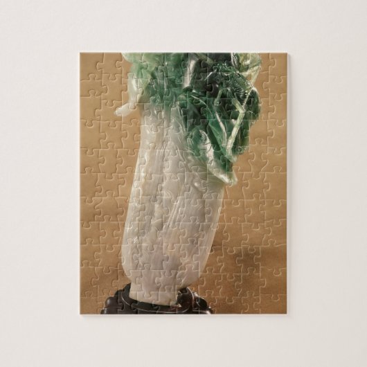 Chinakohl, Koreaner, 19. Jahrhundert (Jade) Puzzle (Vertikal)