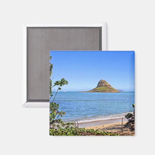 Chinamans Hat -Oahu Magnet (Vorderseite/Rückseite)