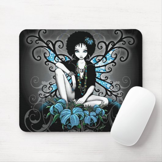 ChinaRetro Afro Lilly gotische Fee Mousepad (Mit Mouse)