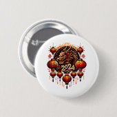 Chinas neues Jahr 2024 Button (Vorne & Hinten)