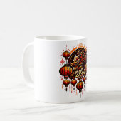 Chinas neues Jahr 2024 Kaffeetasse (Vorderseite Links)