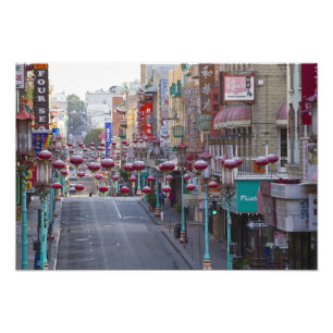 Chinatown an der Grant Street in San Francisco, Fotodruck