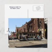 Chinatown Cablecar Postcard Postkarte (Vorne/Hinten)