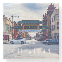 Chinatown Chicago Stone Untersetzer