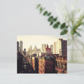 Chinatown Cityscape Postkarte (Stehend Vorderseite)