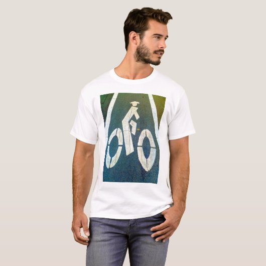 Chinatown-Fahrradweg T-Shirt (Vorne ganz)