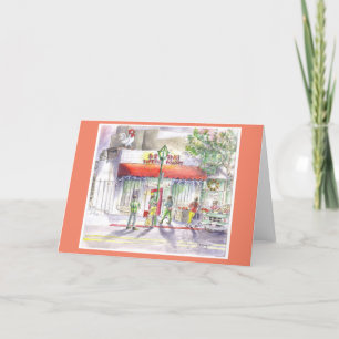 Chinatown Faltenkarte Feiertagskarte