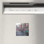 Chinatown in der Grant Street in San Francisco, Magnet (In Situ (Geschirrspüler))