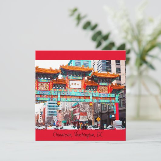 Chinatown in Washington DC. (Stehend Vorderseite)