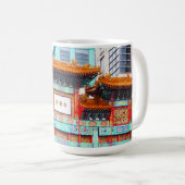 Chinatown in Washington, DC. Kaffeetasse (VorderseiteRechts)