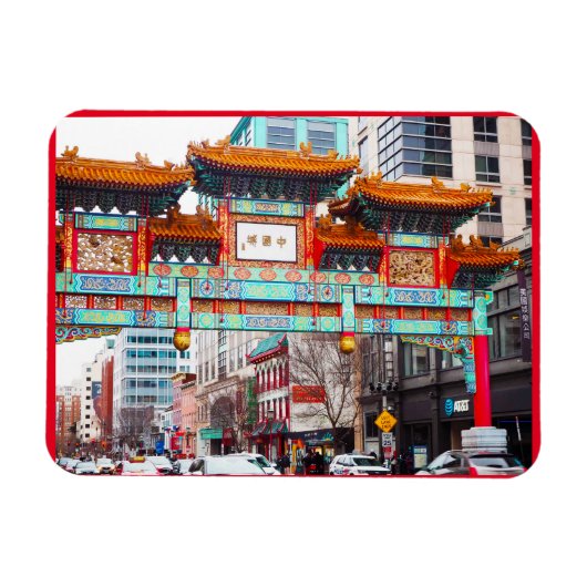Chinatown in Washington DC. Magnet (Horizontal)