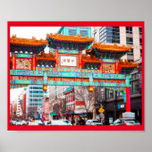 Chinatown in Washington DC. Poster (Vorne)