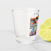 Chinatown in Washington DC. USA Schnapsglas (Links)