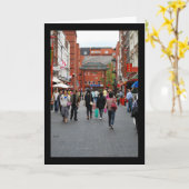 Chinatown London Karte (Gelbe Blume)