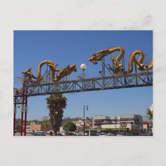 Chinatown-los-Engel Postkarte (Vorderseite)