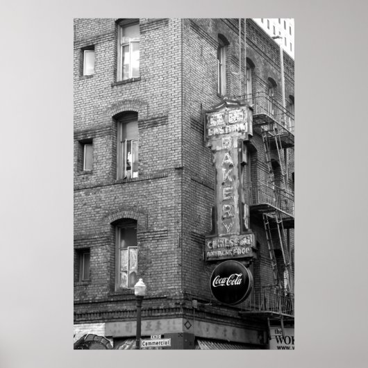 Chinatown Neon Nostalgic San Francisco Poster (Vorne)