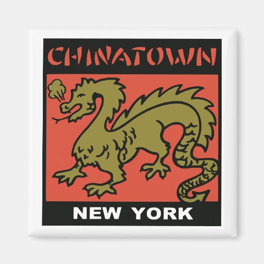 Chinatown New York Magnet (Vorne)
