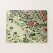 Chinatown NY Manhattan Street Szene Tony Sarg Puzzle (Horizontal)