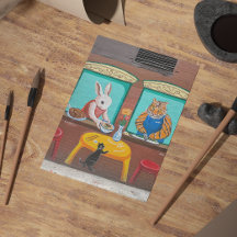 Chinatown NYC Postcard - Tiermauerwerk